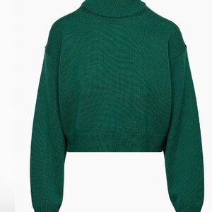 Wilfred Emerald Green Turtleneck Sweater